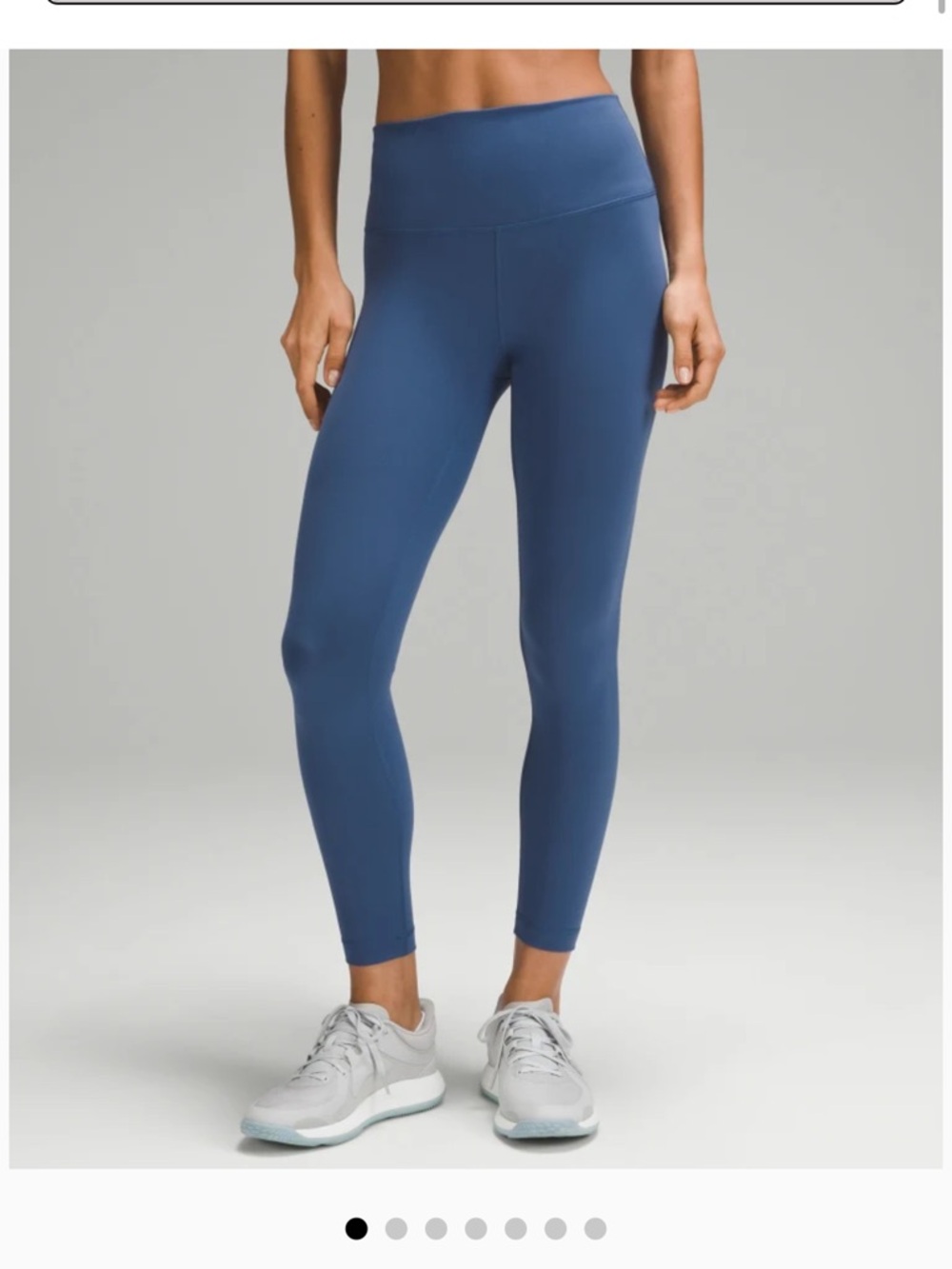 Lululemon High-Rise Blue Women's Performance Leggings 23"